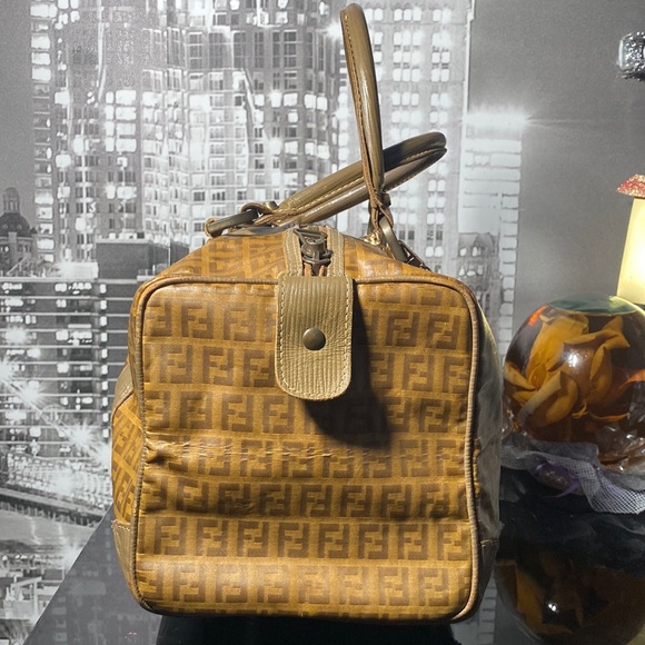 Authentic Fendi Zucca Monogram Boston Bag - Picture 10 of 17